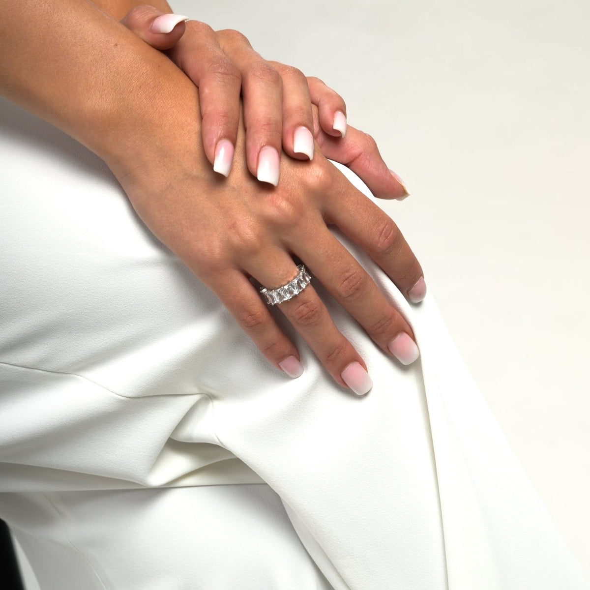 Baguette Ring Silver