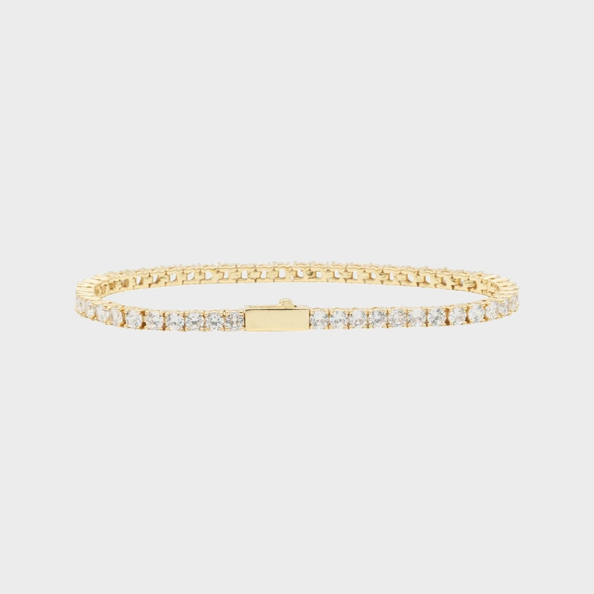 Tennis Bracelet Gold 4mm
