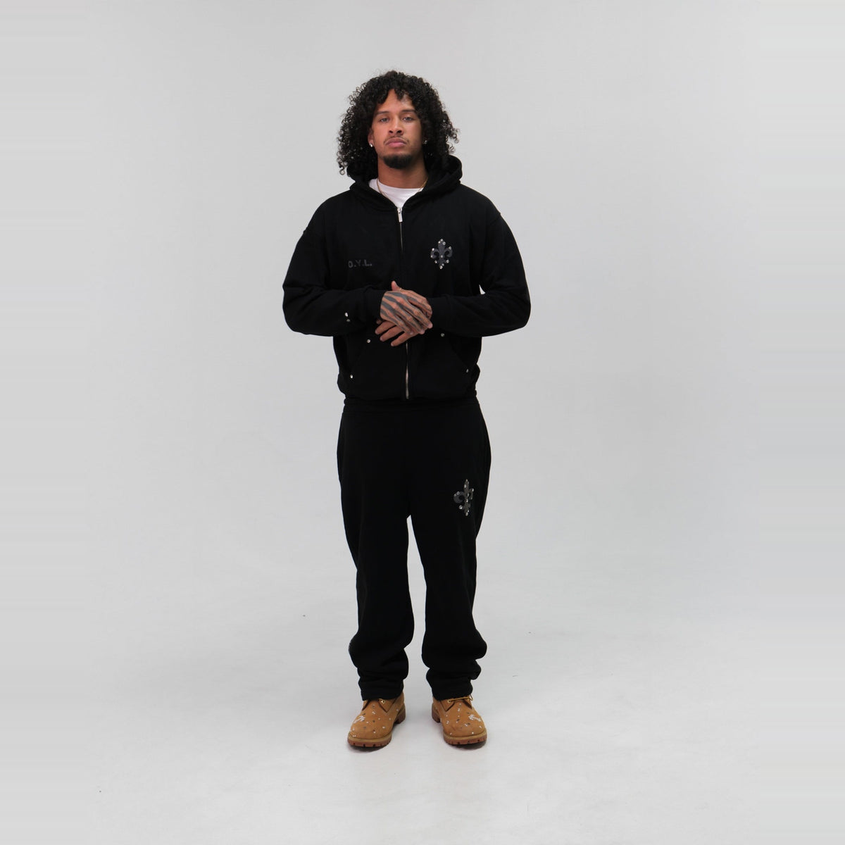 Diamond Sweatpants Black