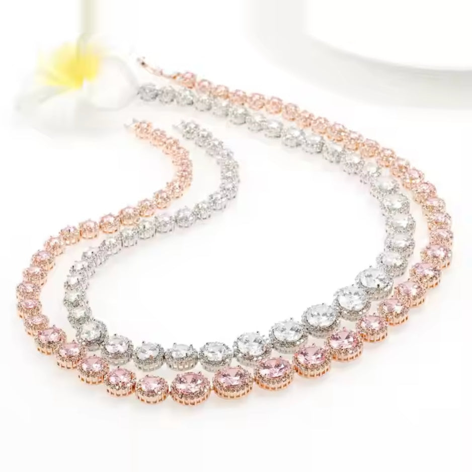 Tennis Chain Pink