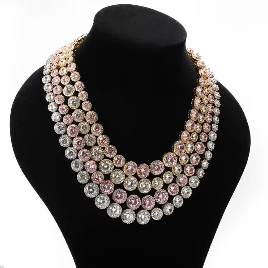 Tennis Chain Pink